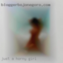 just a horny girl