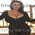 Horny married women